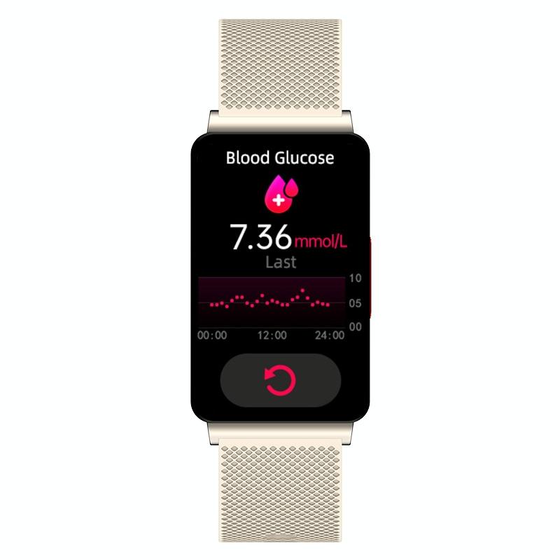 Smart Health Monitoring Watch With Colour Screen - Red 11