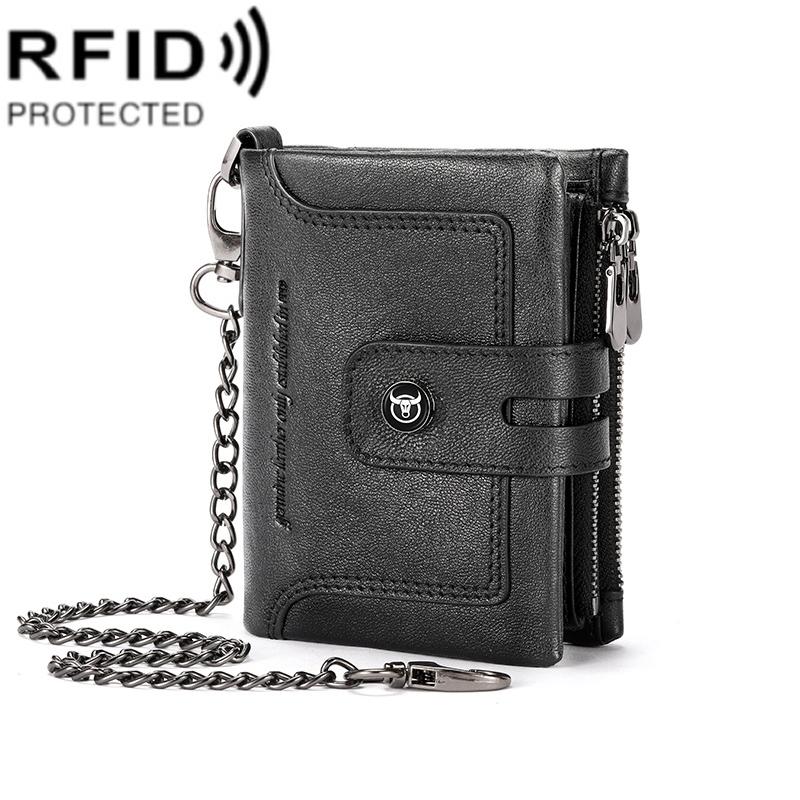 Rfid-protected Cowhide Wallet - Secure & Stylish - Yellow 11
