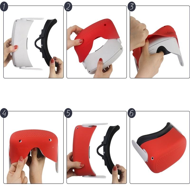 Vr Glasses Protective Shell - Waterproof - Red 6