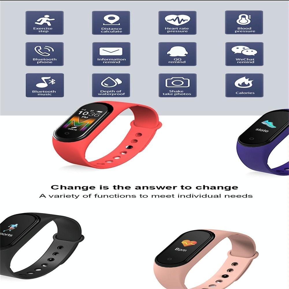 Waterproof Bluetooth Smart Watch With Hr / Bp Monitoring And Colour Screen - Purple 4
