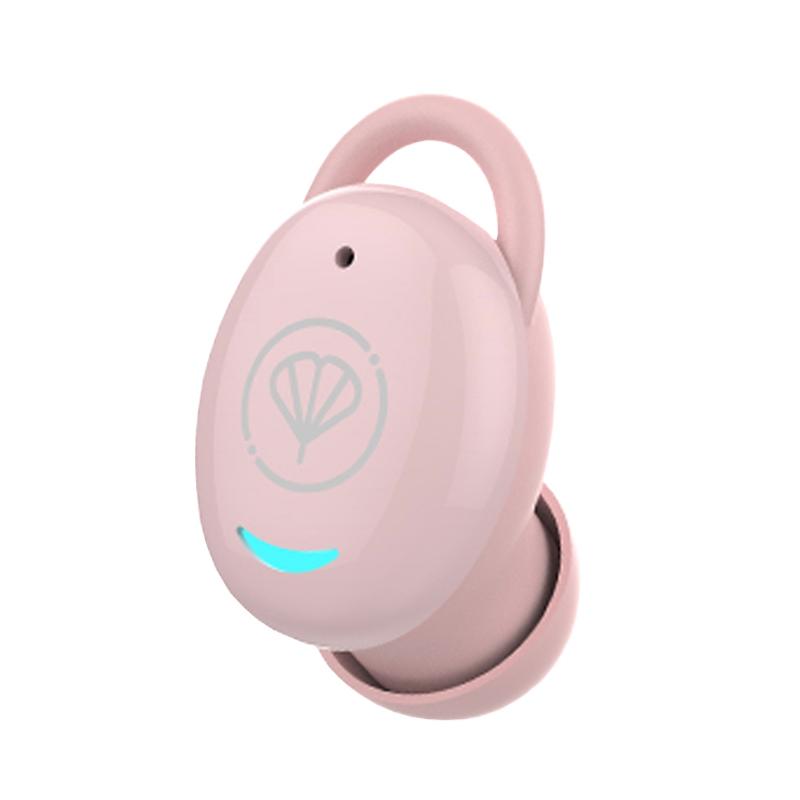 Mini Invisible Bluetooth Earphone - Single Ear Stereo Wireless - Pink 12