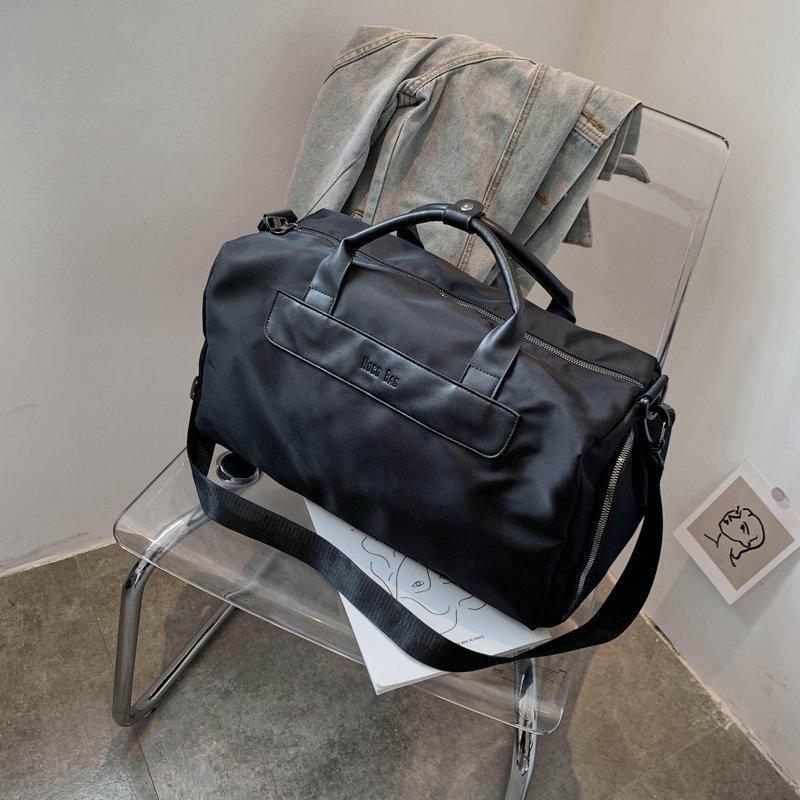 Large Sports Bag with Separate Shoe Compartment - Black 9