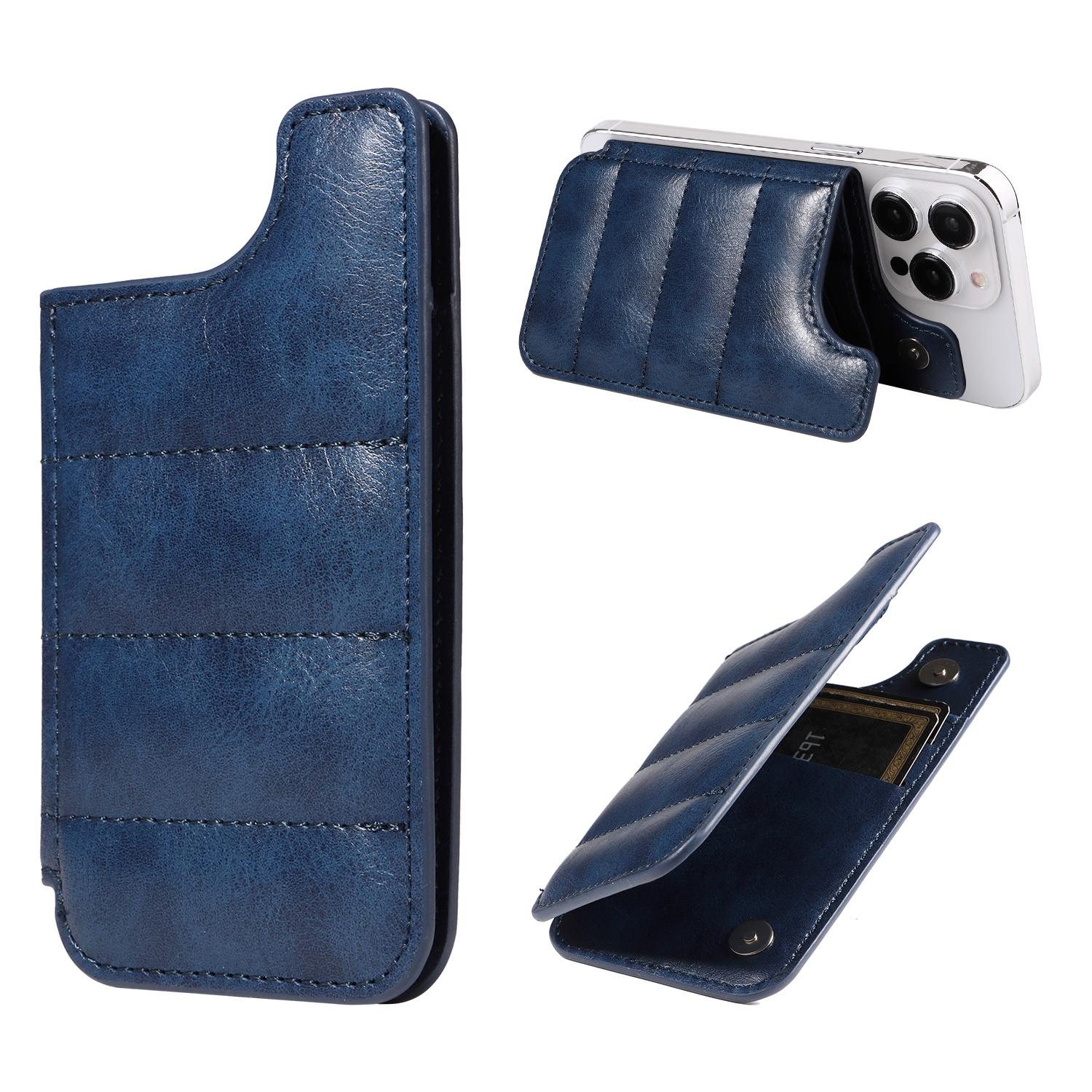 Vintage Cow Print Sewing Card Phone Sticker - Black