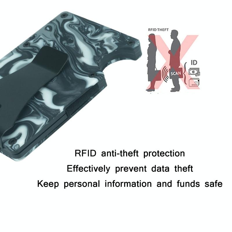 Rfid Blocking Card Holder - Ultra Thin - Black 3