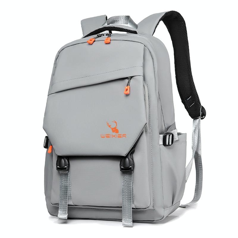 Travel-ready Waterproof Double Shoulder Backpack - Dark Gray 3