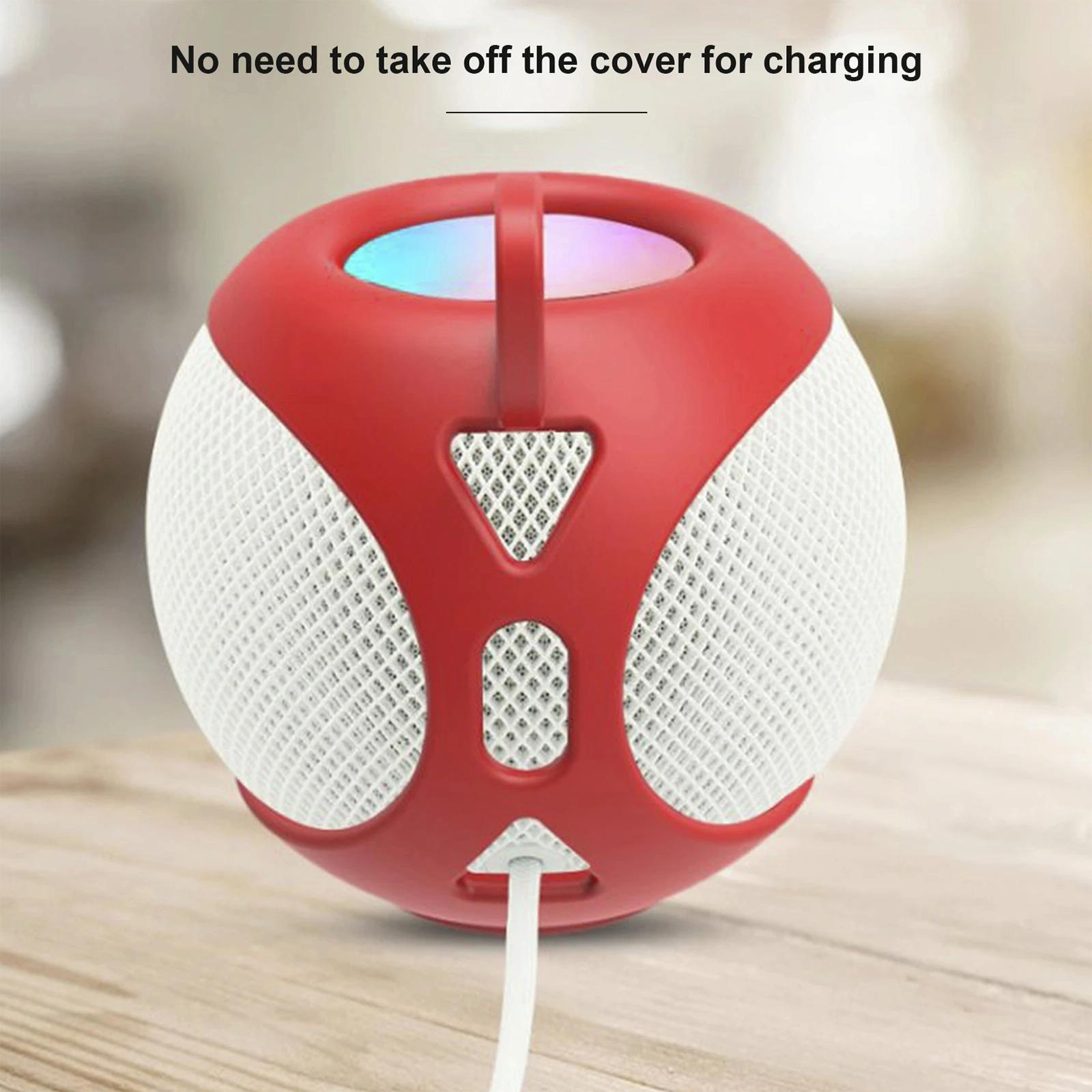 Soft Silicone Protective Cover for Apple Homepod Mini Speaker - Dark Green 7