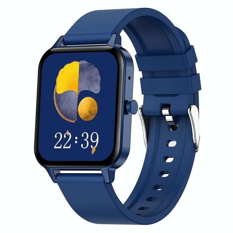 1.69 Inch Ips Touch Screen Ip68 Waterproof Smart Watch Support Sleep Monitoring / Heart Rate Monitoring / Bluetooth Call / Body Temperature Monitoring - Blue 11