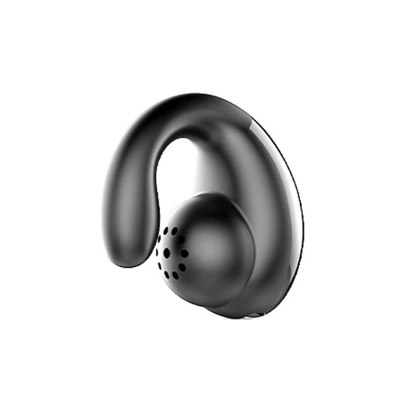 Ultra-light Wireless Earphone with Mic - Bluetooth 5.0 - Ear Clip - Stereo - Black 5