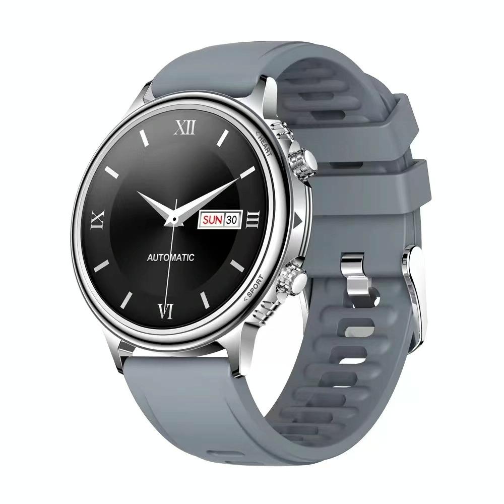 Silicone Band Smart Watch With Colour Screen - Silver 9