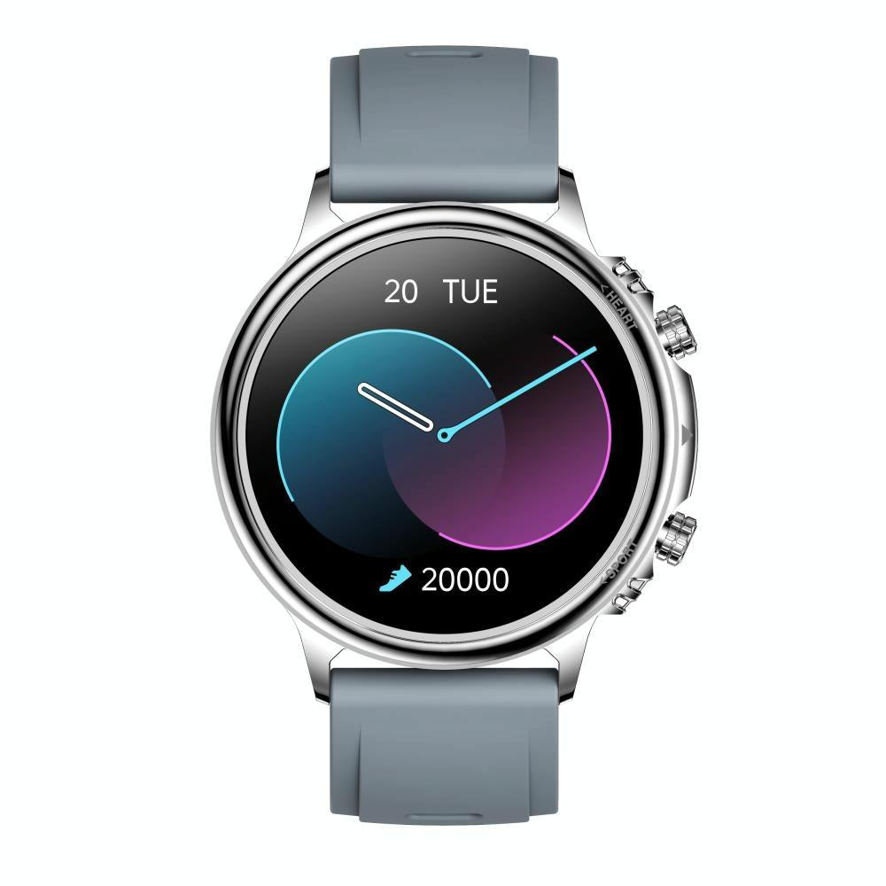 Silicone Band Smart Watch With Colour Screen - Silver 10