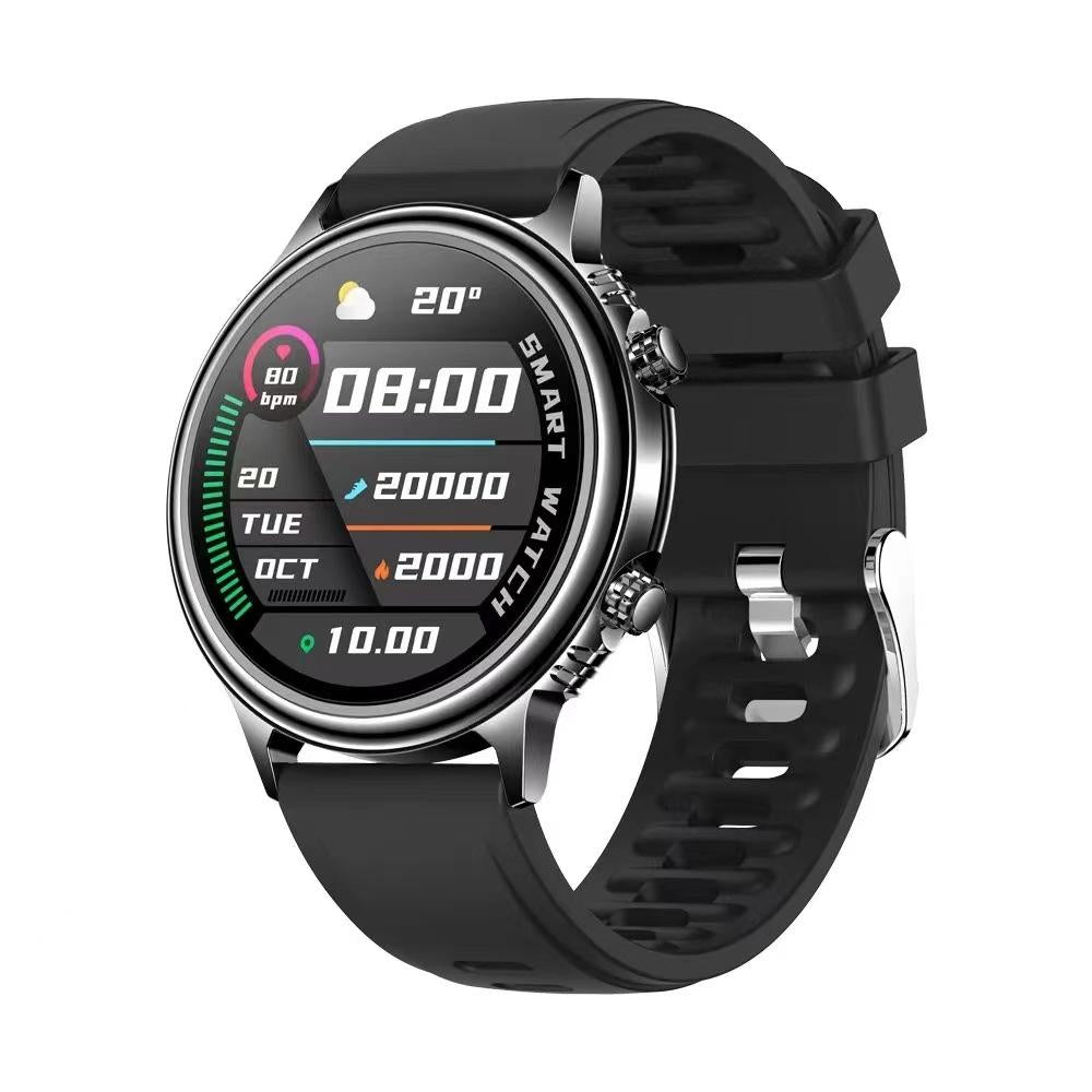 Silicone Band Smart Watch With Colour Screen - Silver 12