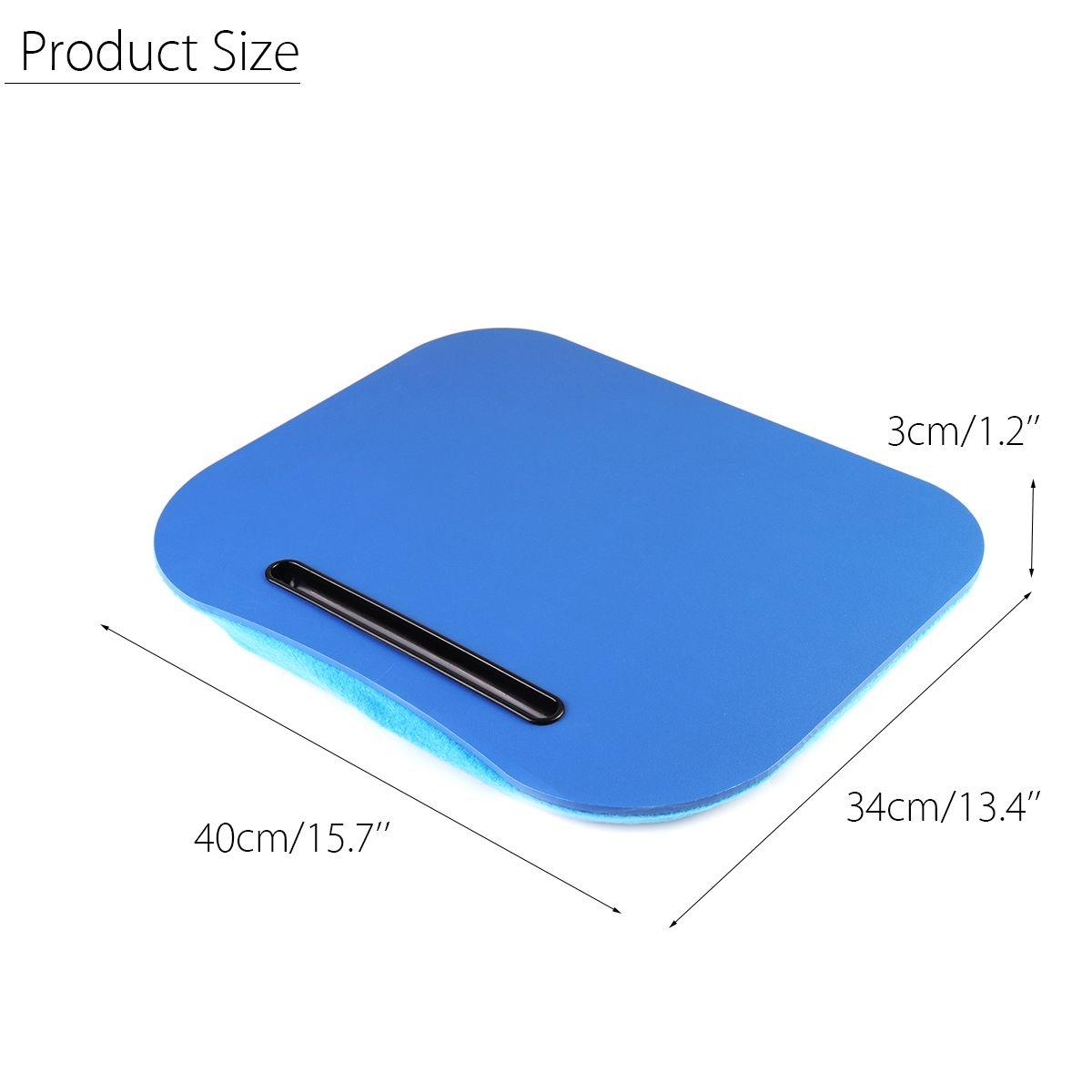 Portable Lap Desk for Laptop Reading and Writing - 2 Pack Blue 4