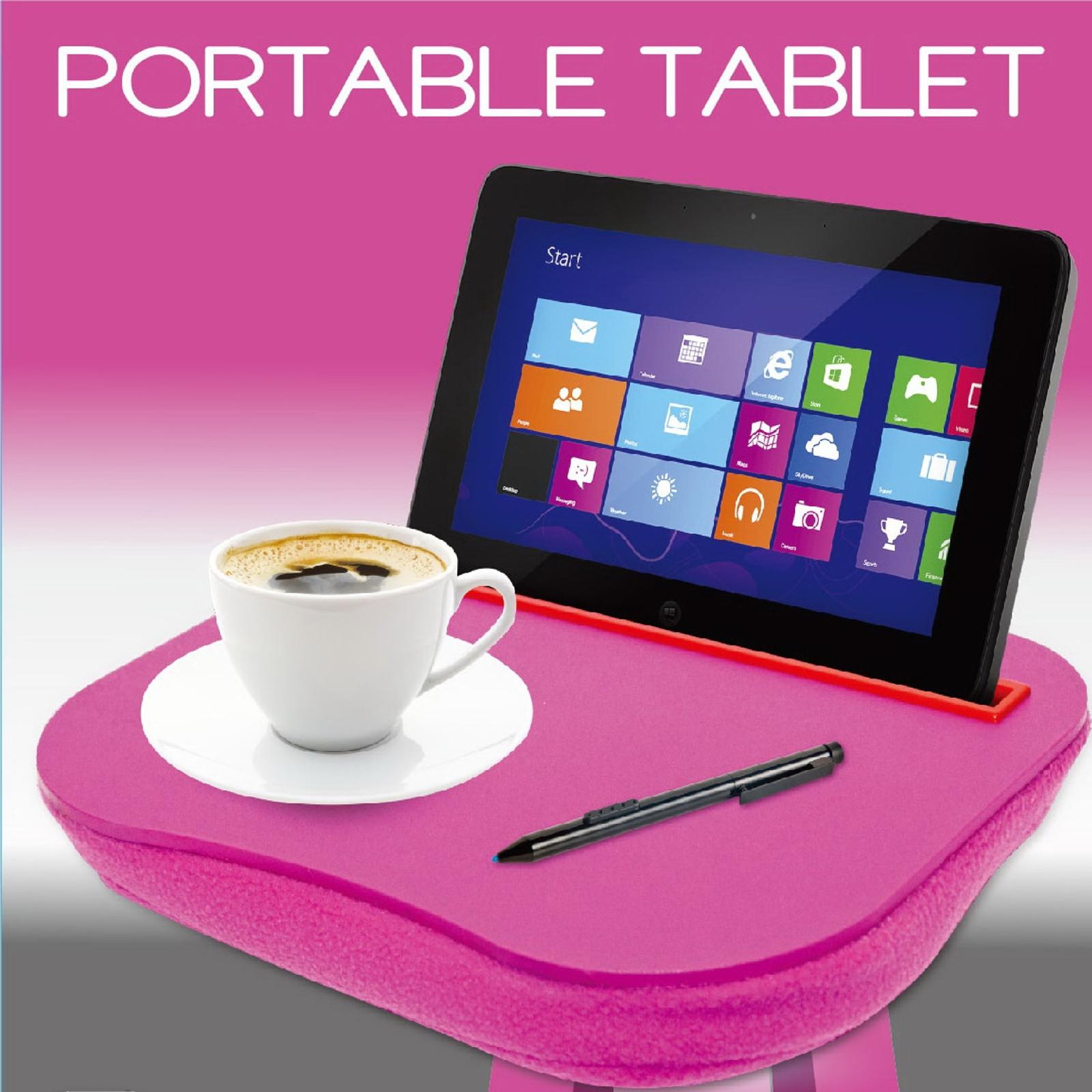 Portable Lap Desk for Laptop Reading and Writing - 2 Pack Blue 6