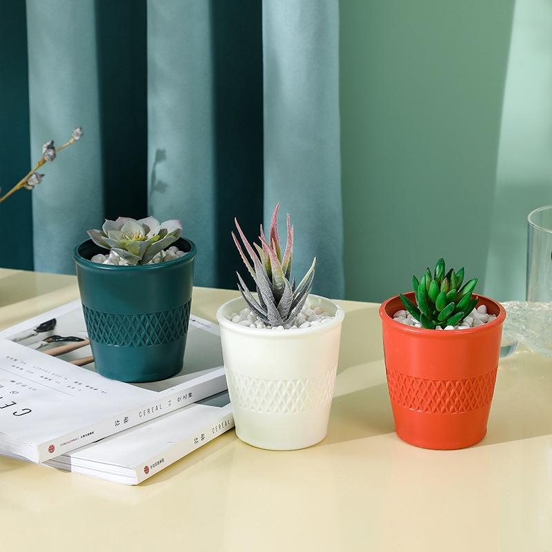 Versatile Hydroponic Flower Pot for Wet and Dry Arrangements - Sea Blue 6