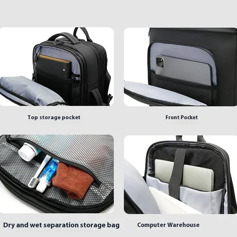 Large Capacity Business Backpack For Men - Blue 4