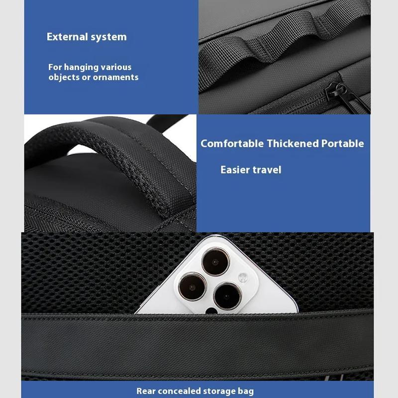 Large Capacity Business Backpack For Men - Blue 6