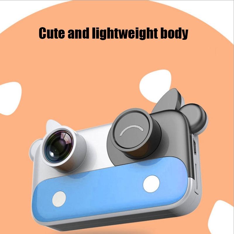 Mini Cartoon Digital Camera for Kids with Wifi - Brown 6