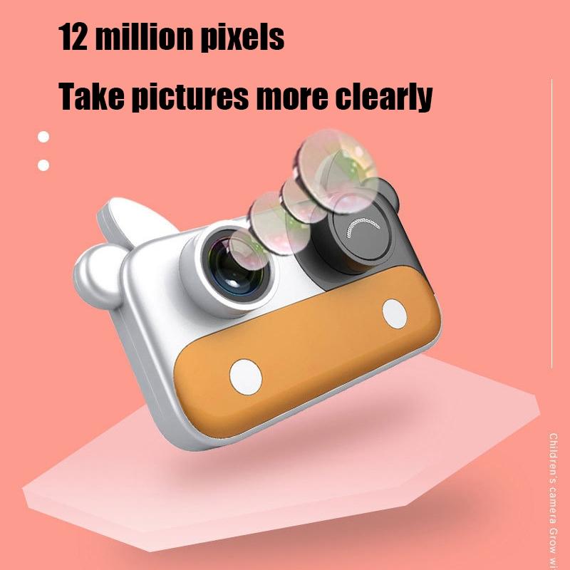 Mini Cartoon Digital Camera for Kids with Wifi - Brown 7