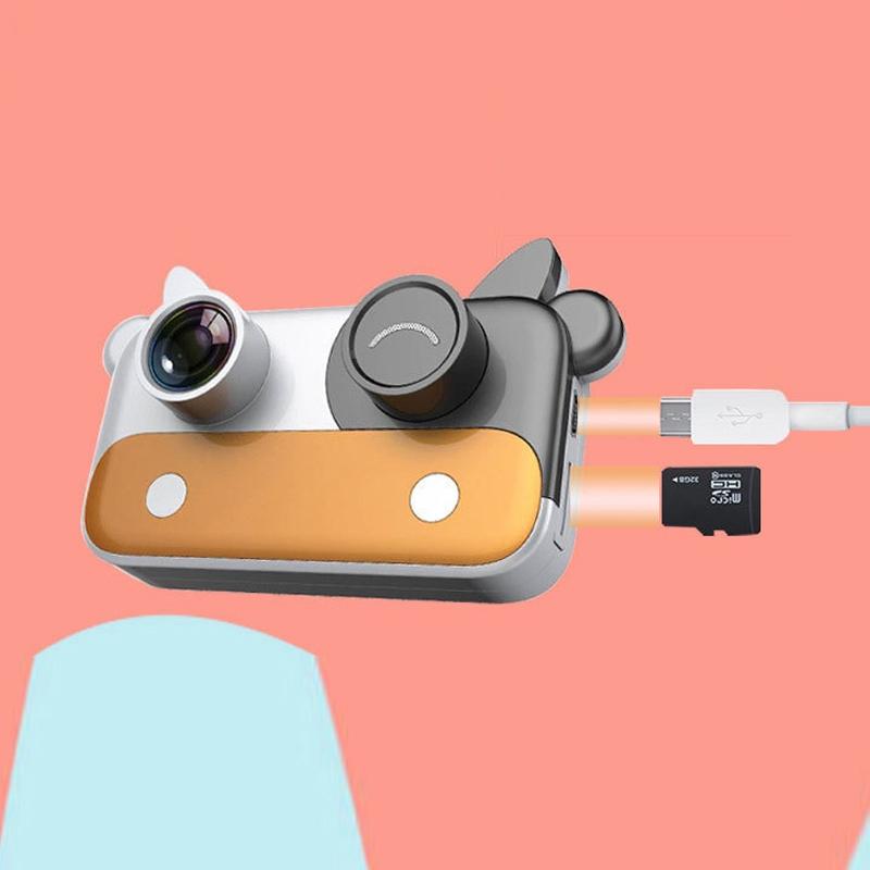 Mini Cartoon Digital Camera for Kids with Wifi - Brown 8