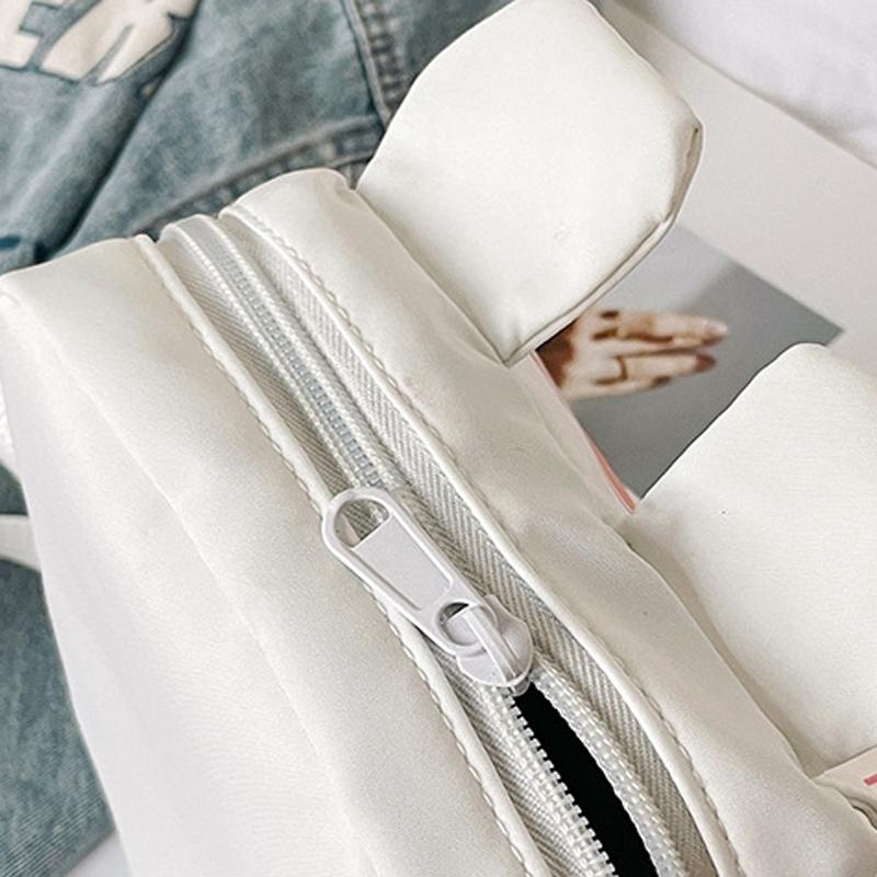 Lightweight Cartoon Crossbody Bag For Students - Pink 7