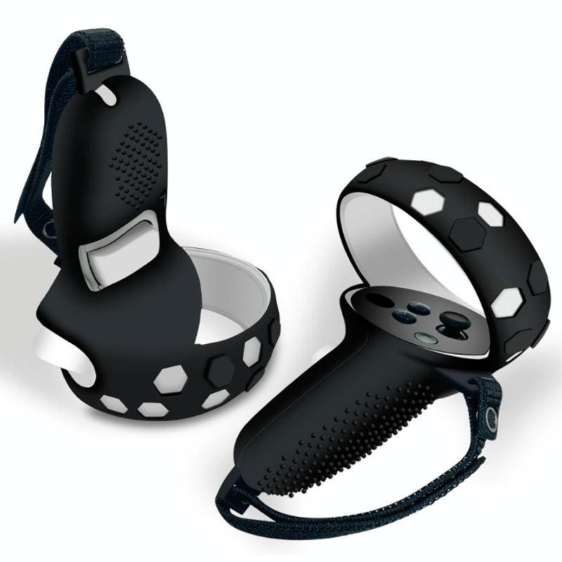 Complete Silicone Controller Cover Set for Meta Quest - 6 Pieces - Black 4