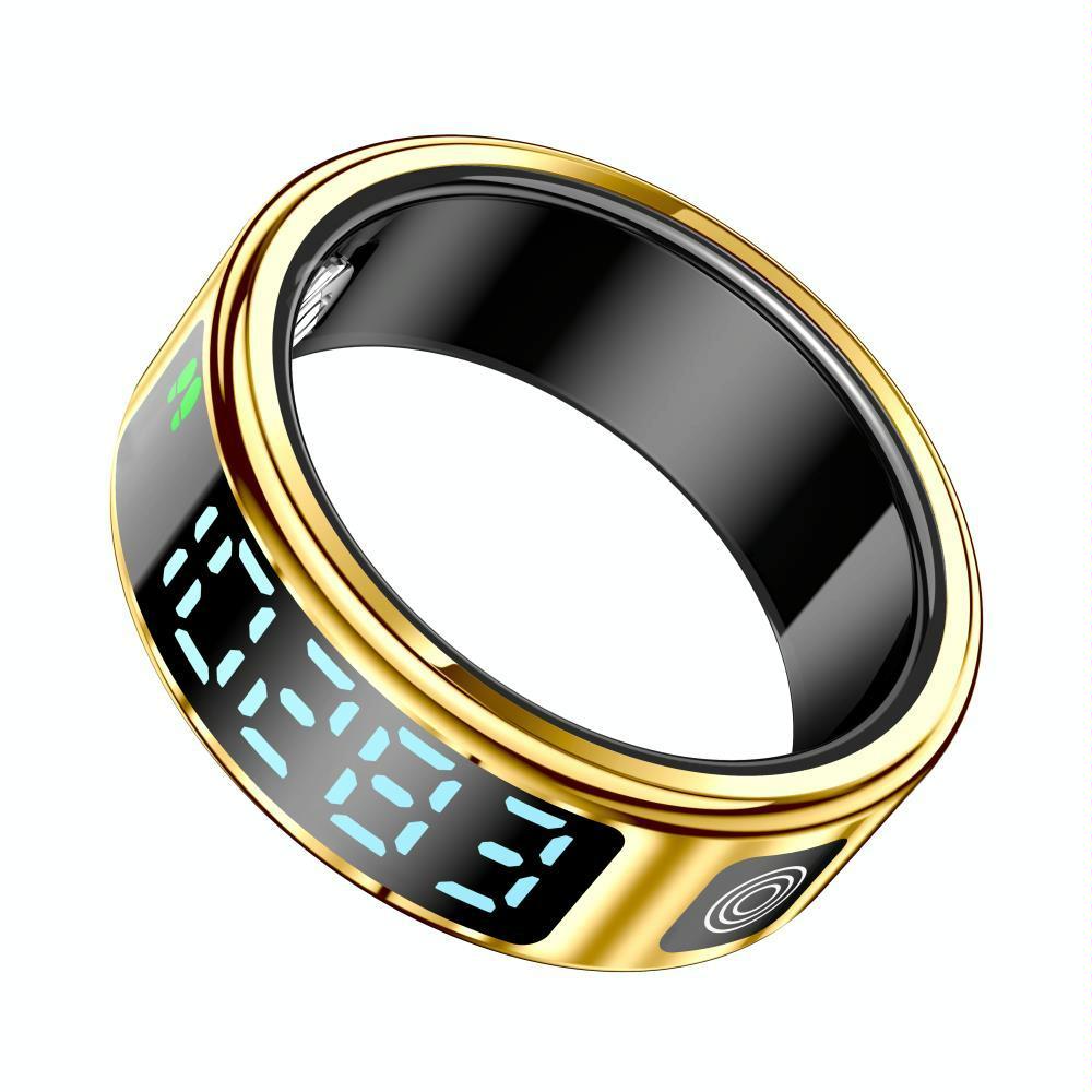 Smart Ring Size 8 Hand Gestures Control Health Monitoring Sports Modes - Silver 14
