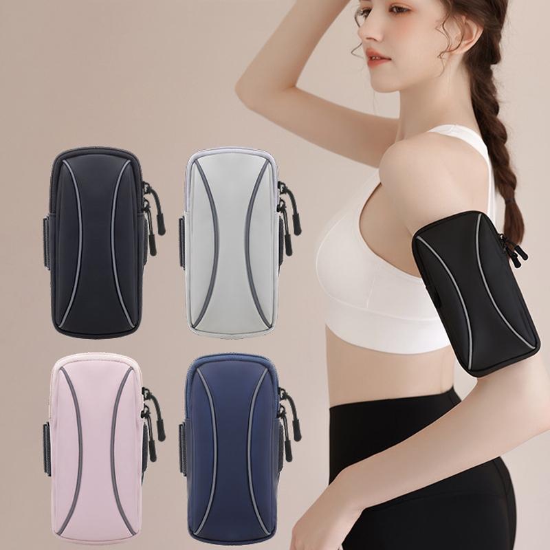 Waterproof Running Arm Bag For Mobile Phones Pouch For Outdoor Activities - Pink 3