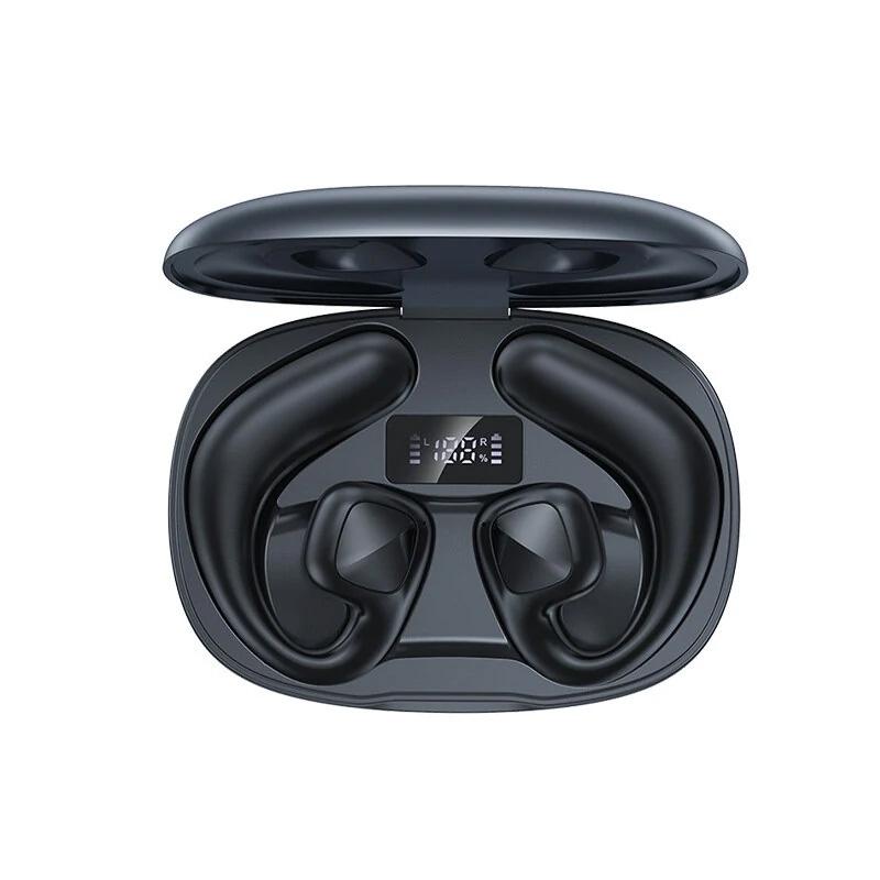 Wireless Tws Bluetooth Earbuds with Air Conduction Technology - Purple 10