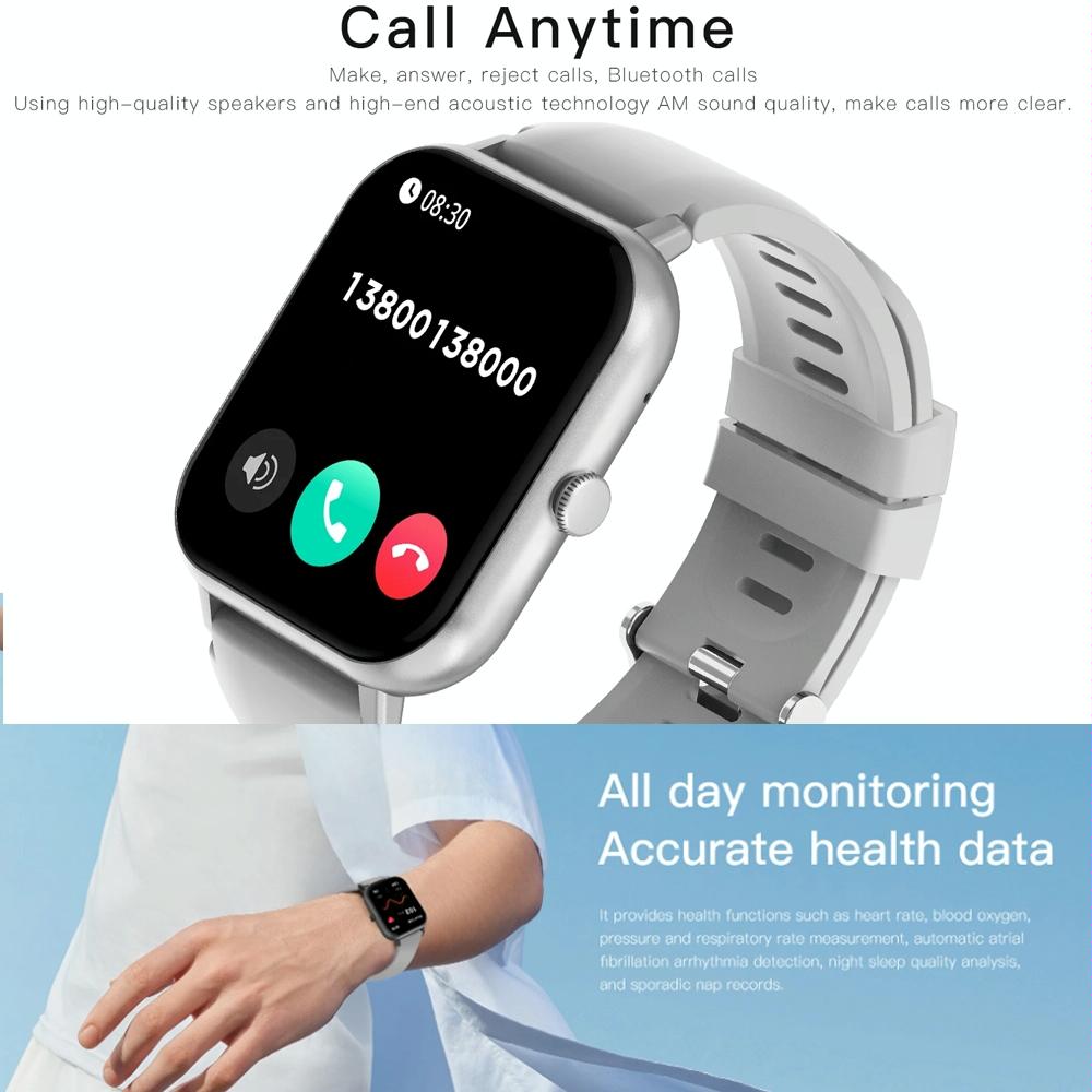 1.83 Inch Touch Screen Ai Voice Heart Rate / Blood Oxygen / Blood Pressure / Sleep Monitoring Bluetooth Smartwatch - Pink 6