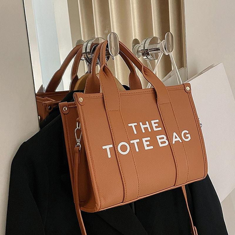 Stylish Pu Leather Crossbody Tote For Women - Small Brown 6