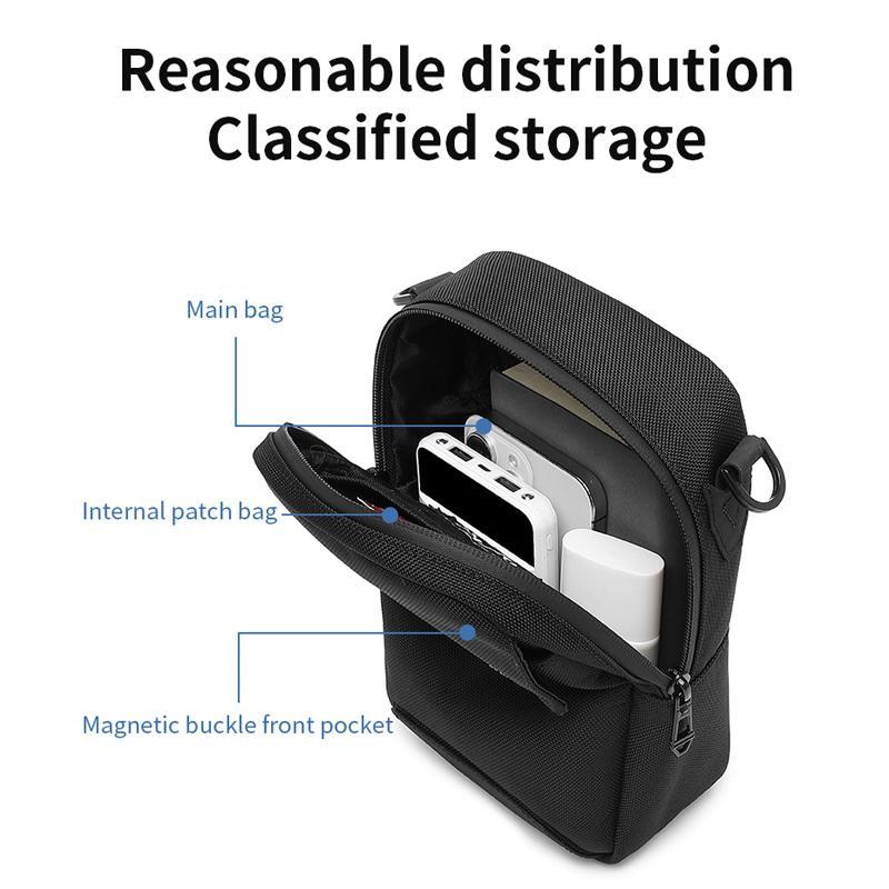 Waterproof Men Shoulder Bag Multifunctional & Durable - Blue 4