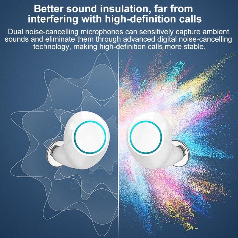 True Wireless Bluetooth Game Headset with Noise Reduction - J2 - Blue 5