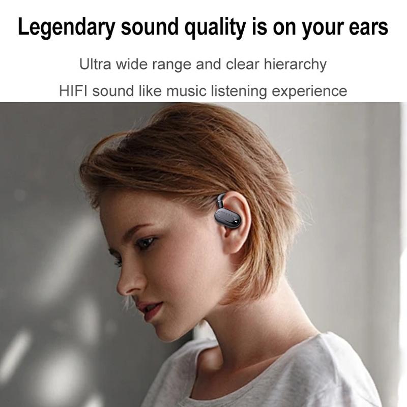 Wireless Stereo Earphones with Charging Case - Outdoor Sound - Purple 6