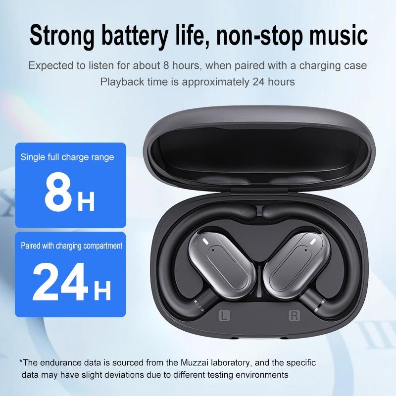 Wireless Stereo Earphones with Charging Case - Outdoor Sound - Purple 12