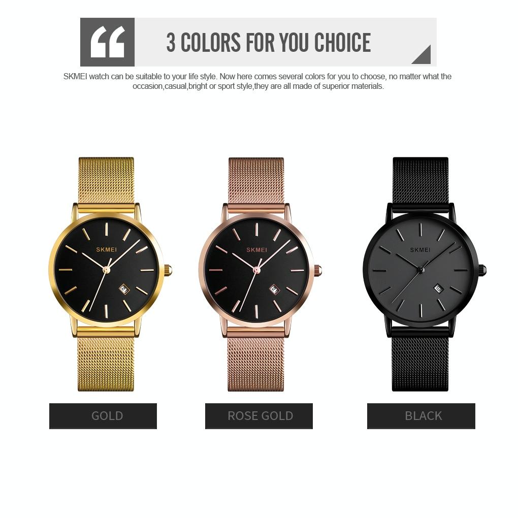 Simple Business Women Watch - Fashion Europe & America - Gold 13
