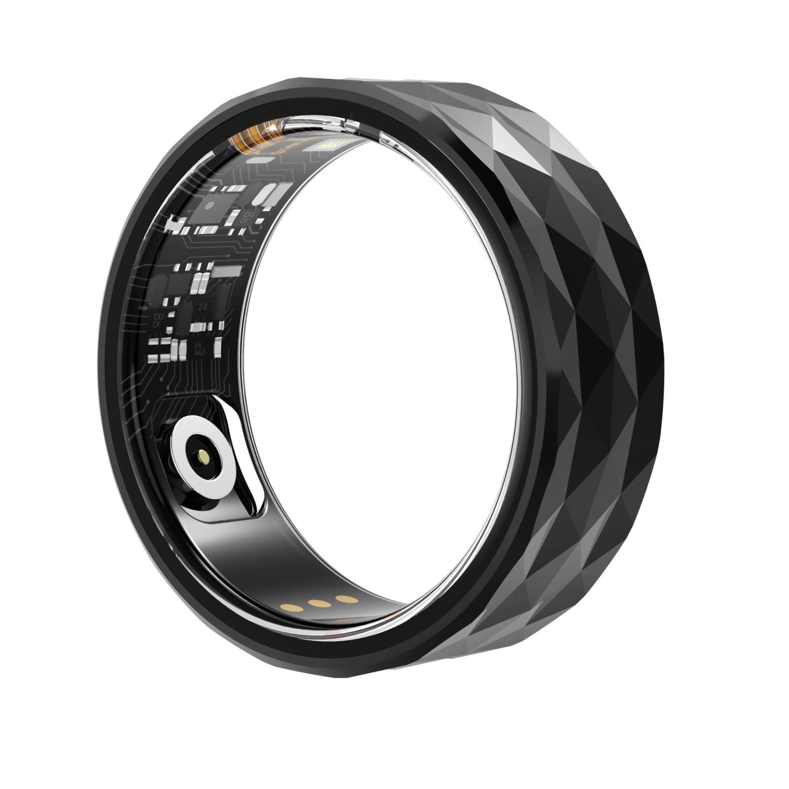 Smart Ring For Health Monitoring & Exercise - R12M Size 20 - Silver 14