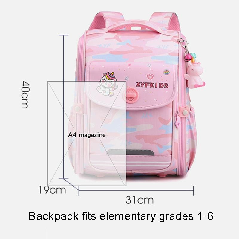 Double School Backpack for Girls - Beautiful Purple 4