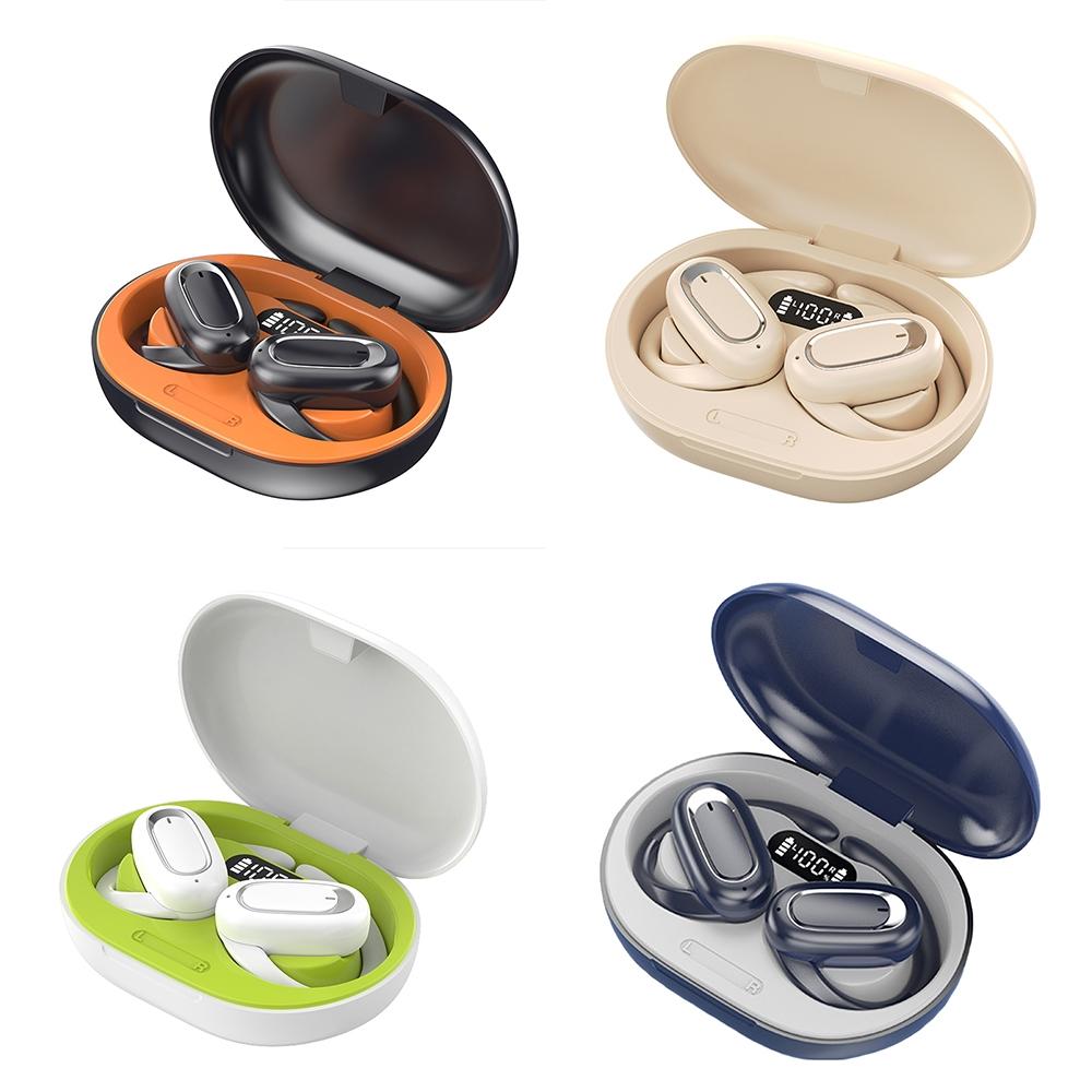 Adjustable Wireless Bluetooth Earphones with Noise Reduction - T35 Ows - Skin-Colour 3