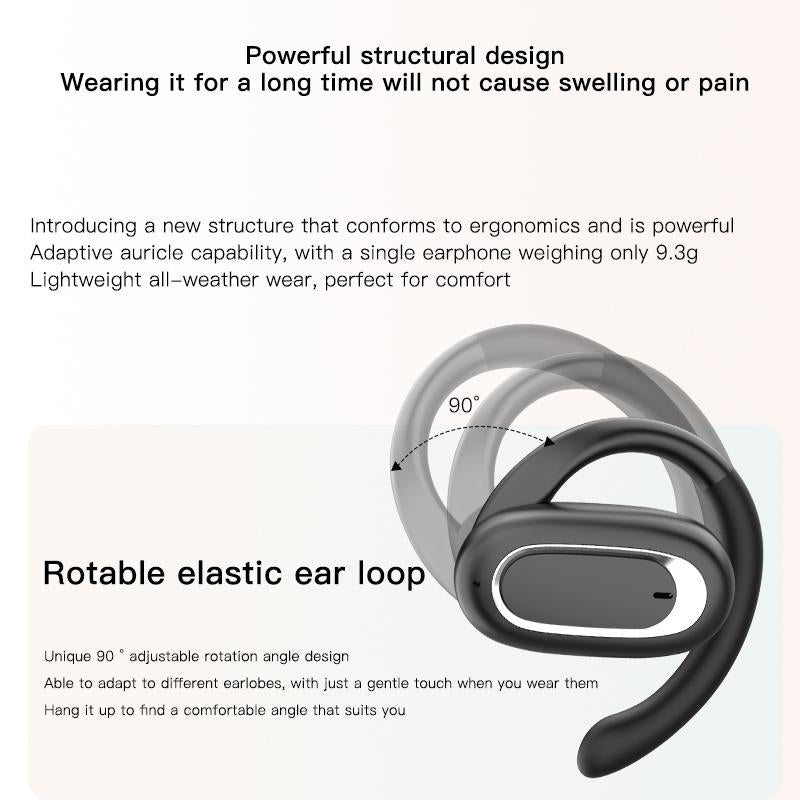 Adjustable Wireless Bluetooth Earphones with Noise Reduction - T35 Ows - Skin-Colour 7