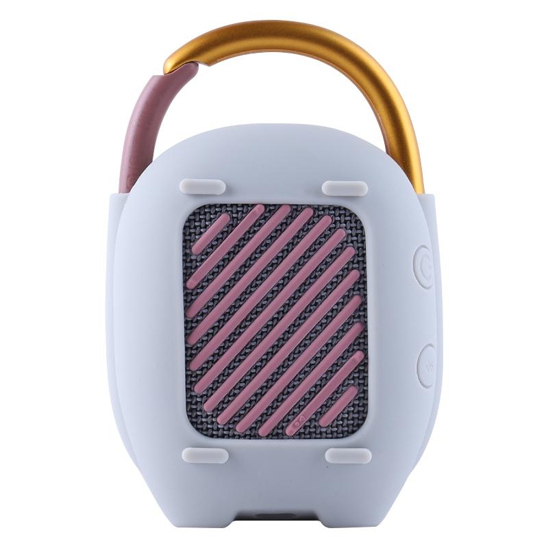 Silicone Protective Case for Jbl Clip 4 Bluetooth Speaker - Grey