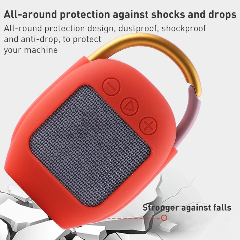 Silicone Protective Case for Jbl Clip 4 Bluetooth Speaker - Grey 6