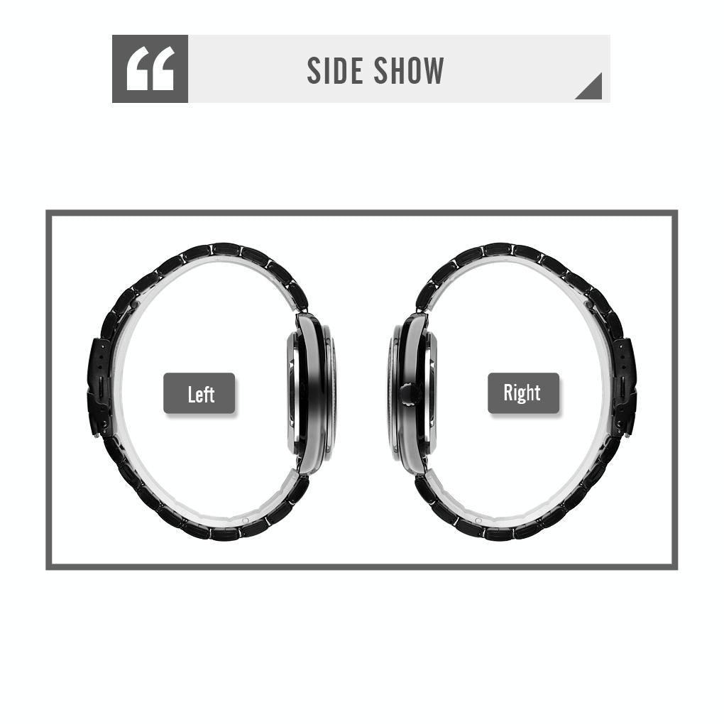 Men Automatic Mechanical Watch with Gear Dial - Rose Gold 4