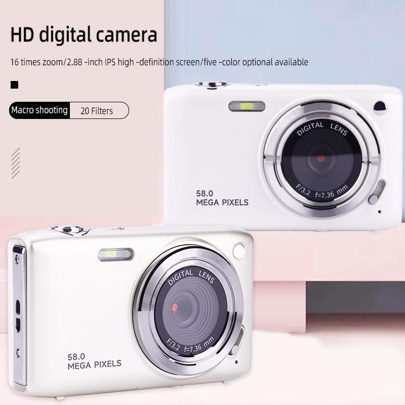 Portable 16X Zoom Hd Digital Camera With 2.88 Ips Screen - Black 3