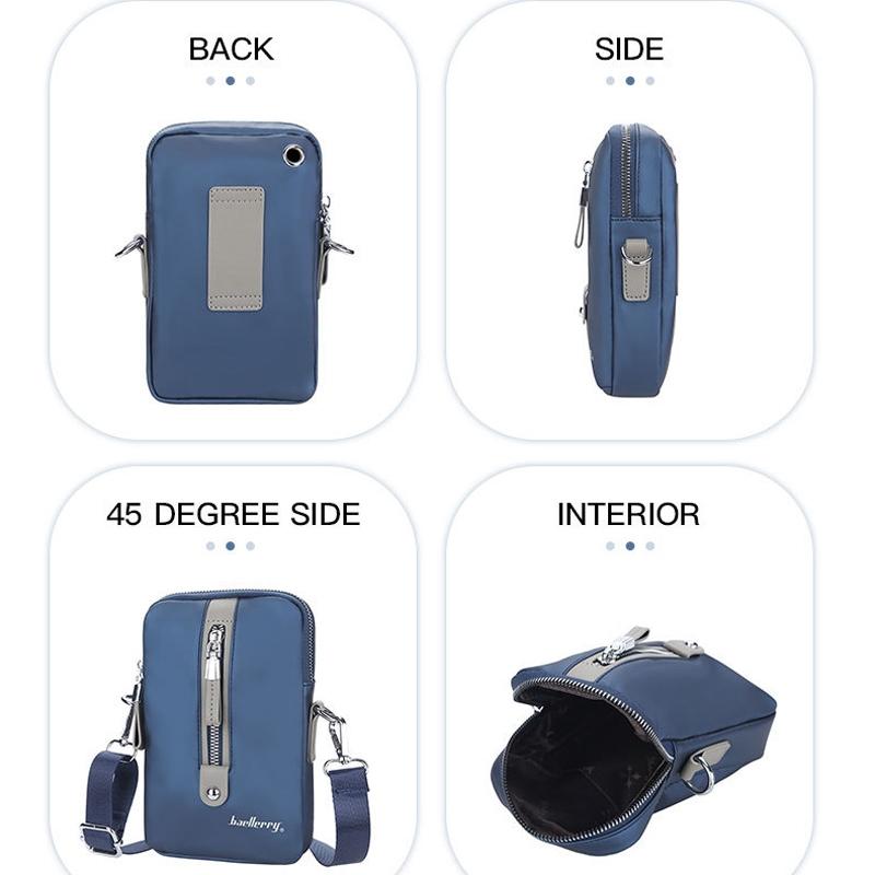 Large Capacity Men Shoulder Bag Grey 5