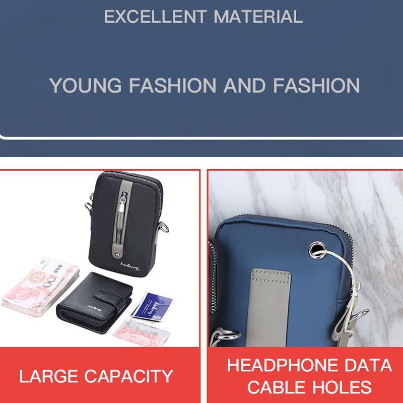 Large Capacity Men Shoulder Bag Grey 6