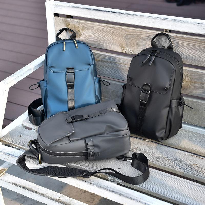 2023 Large Capacity Waterproof Crossbody Chest Bag For Cycling & Sports - Blue 4