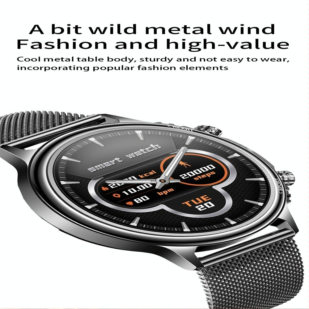 Smart Steel Watch With Colour Screen - Silver 4