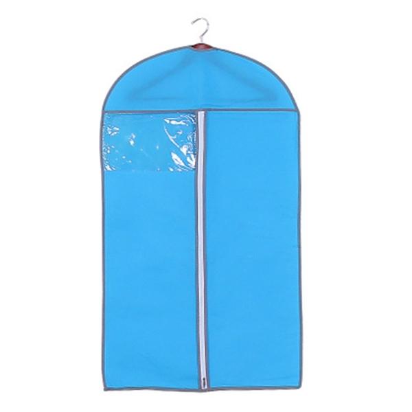 Blue Garment Suit Coat Dust Cover for Wardrobe Storage 3