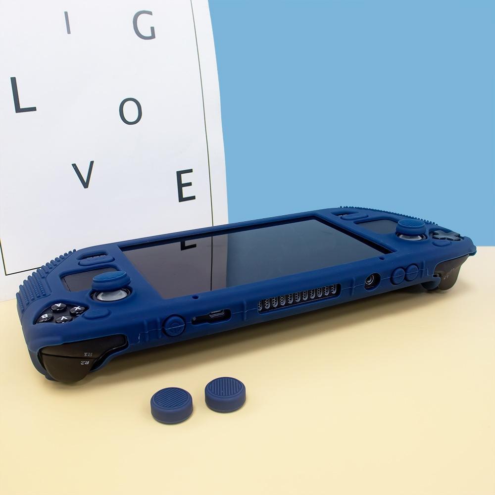 Silicone Protective Case with Holder for Steam Deck v V4-1 Pocket Consoles - Green 3