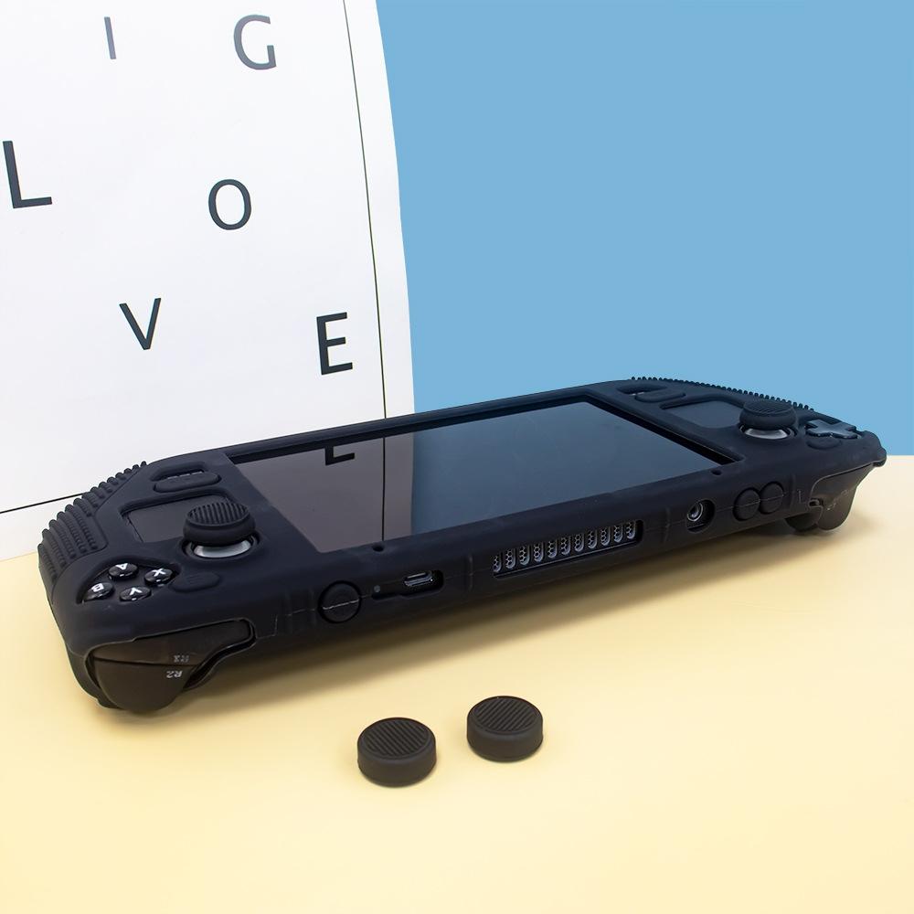 Silicone Protective Case with Holder for Steam Deck v V4-1 Pocket Consoles - Green 12